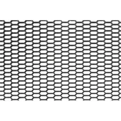 Pilot Original - Look, Pp Ventilation Grill - Hexagon 15x35 Mm - 120x40 Cm - Black