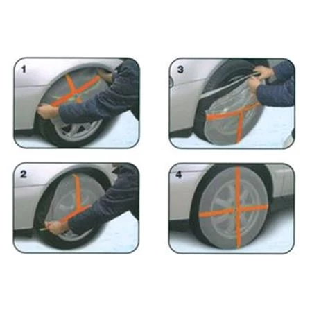 Weisssock Tyre Snow Socks - R17 Tyres, 215 Tyre Width, 50 Tyre Profile - Image 2