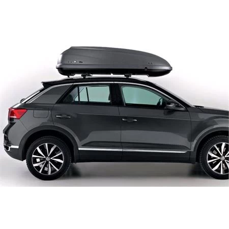 Modula Travel Easy Quick Fit Roof Box With Single Opening System And Central Locking - Embossed Matt Grey - Image 3