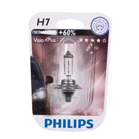 Philips H7 12v 55w +60 Single Visionplus Bulb (Blister Pack) - Image 3