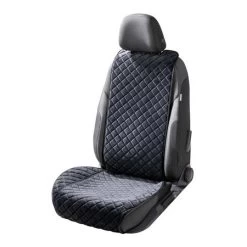 Walser Comfortline Luxor Front Car Seat Cushion (With Side Bolster Protection) - Black