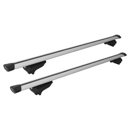 G3 Airflow Silver Aluminium Aero Roof Bars For Bmw 2 Series Active Tourer 2014 Onwards (With Solid Integrated Roof Rails)