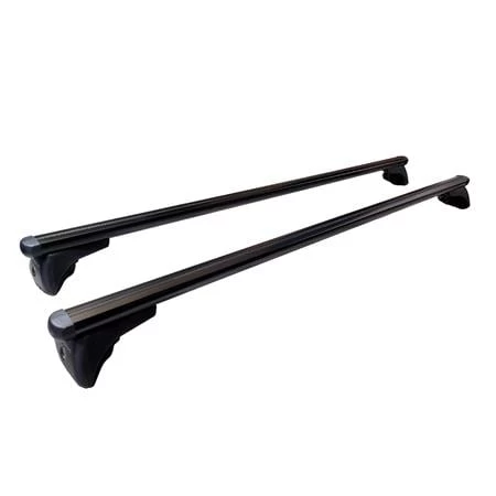 Nordrive Helio Black Aluminium Aero Roof Bars For Bmw 2 Series Active Tourer 2014 Onwards, With Solid Roof Rails