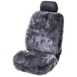 Cozy Universal Lambskin Car Seat Cover In Anthracite