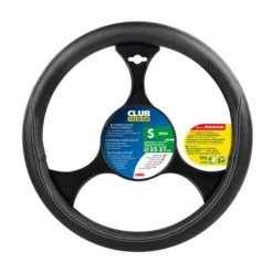 Club, Tpe Steering Wheel Cover - S - O 35 - 37 Cm - Black