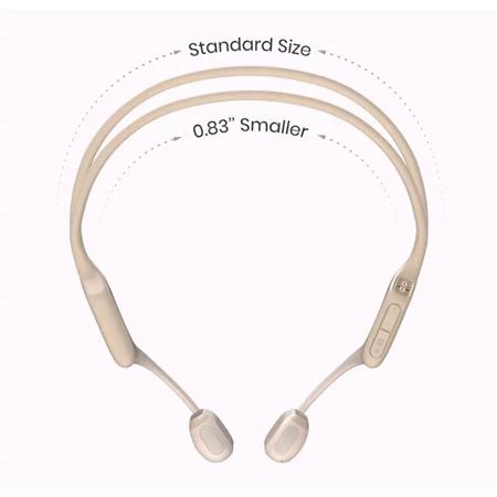 Shokz Openrun Pro Bone Conduction Open Ear Sport Headphones - Mini Beige - Image 2