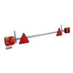 Telescopic Rear Trailer Board, 12v - 100>160 Cm