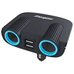 Energizer Twin Socket Adaptor And Twin Usb - 12v