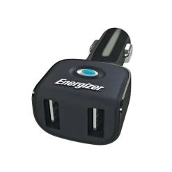 Energizer Twin Usb Adaptor And Charger - 12v