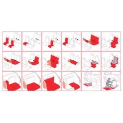 Multi - Cover S - 4, Rear Seat Cover For Protection Of Car Seats.