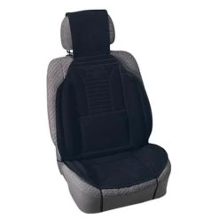 Sporty Lumbar Support Seat Pad - Black