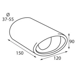 Pilot Exhaust Tip - 17 S