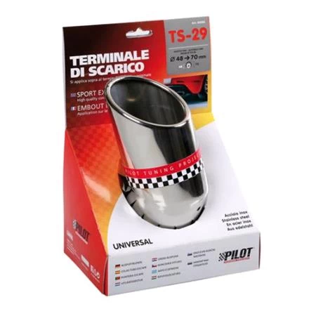 Pilot Muffler Tip Exhaust Blowpipe Exhaust Tip - 29 (48 - 70mm) - Image 4