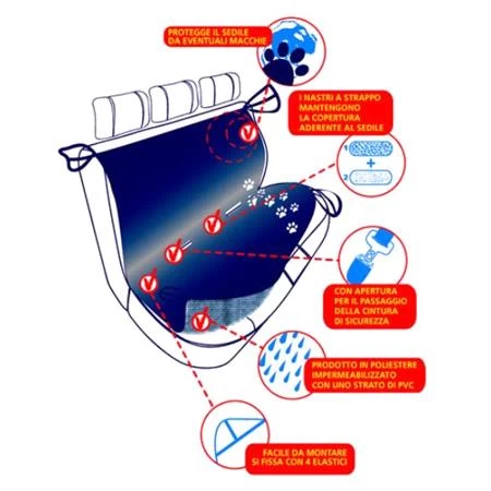 Pet Heavy - Duty Rear Seat - Cover - Image 4