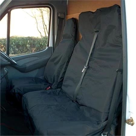 Maypole Universal Black Van/ Pick - Up Seat Cover Set