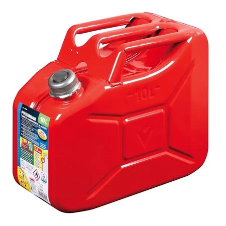 Premium Metal Jerry Can - 10 L - Red