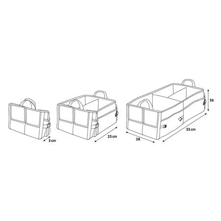Boot Organiser Black - Large - Image 4