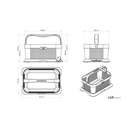Rati Super Sturdy Car Shopping Basket - Image 7