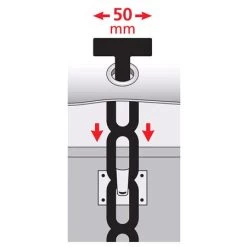 Nbr Rubber Tarps Straps, Set 4 Pcs - 290x50 Mm