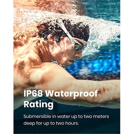 Shokz Openswim Bone Conduction Open - Ear Sport Headphones - Black - Image 5