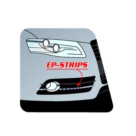 Pilot Ep - Strips, Black Background, 12v - 24 Led - 2x50 Cm - White - Image 2