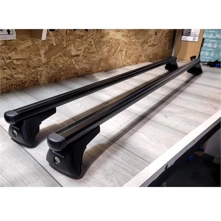 Nordrive Helio Black Aluminium Aero Roof Bars For Bmw 2 Series Active Tourer 2014 Onwards, With Solid Roof Rails - Image 10