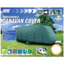 Maypole Caravan Cover - 4.1m - 5.0m (14' - 17') - Green
