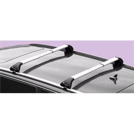 Nordrive Snap Silver Aluminium Aero Roof Bars For Bmw 2 Series Active Tourer 2014 Onwards, With Solid Roof Rails - Image 3