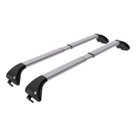 Nordrive Snap Silver Aluminium Aero Roof Bars For Bmw 2 Series Active Tourer 2014 Onwards, With Solid Roof Rails - Image 4