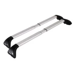 Nordrive Snap Silver Aluminium Aero Roof Bars For Bmw 2 Series Active Tourer 2014 Onwards, With Solid Roof Rails