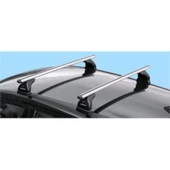 Nordrive Alumia Silver Aluminium Aero Roof Bars For Bmw 2 Series Active Tourer 2014 Onwards, With Solid Roof Rails