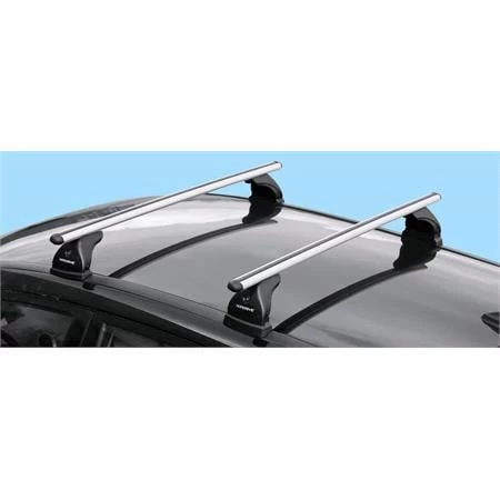 Nordrive Alumia Silver Aluminium Aero Roof Bars For Bmw 2 Series Active Tourer 2014 Onwards, With Solid Roof Rails