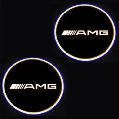 Amg Car Door Led Puddle Lights Set (X2) - Wireless