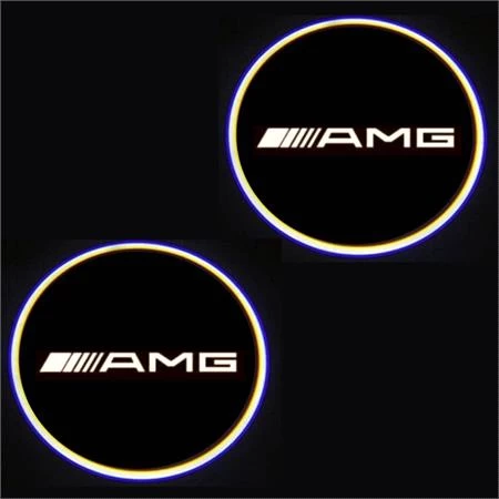 Amg Car Door Led Puddle Lights Set (X2) - Wireless