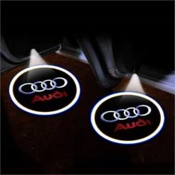 Audi Car Door Led Puddle Lights Set (X2) - Wireless