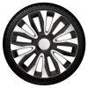 Petex Avalon Black - Silver Premium 15 Inch Wheel Trim Set Of 4