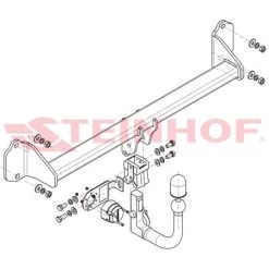 Steinhof Automatic Detachable Towbar (Vertical System) For Bmw 2 Series Active Tourer, 2014 Onwards