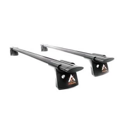 Aguri Runner Ii Black Aluminium Aero Roof Bars For Bmw 2 Series Active Tourer 2014 Onwards, With Solid Roof Rails