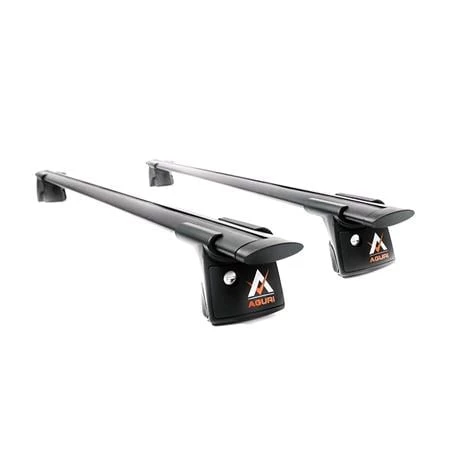 Aguri Runner Ii Black Aluminium Aero Roof Bars For Bmw 2 Series Active Tourer 2014 Onwards, With Solid Roof Rails
