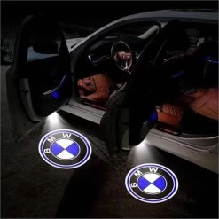 Bmw Car Door Led Puddle Lights Set (X2) - Wireless
