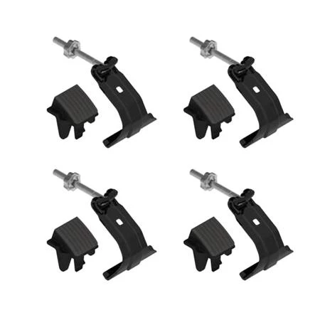 Nordrive Snap Black Steel Aero Roof Bars For Bmw 2 Series Active Tourer 2014 Onwards, With Solid Roof Rails - Image 3