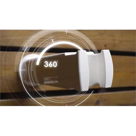 Peruzzo Wall Mounted Bike Rack White - Image 3