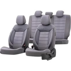 Premium Fabric Car Seat Covers Comfortline - Grey For Bmw 2 Series Active Tourer 2014 Onwards