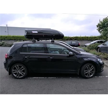 Wego 450l Black Roof Box, Double Side Opening - Image 4