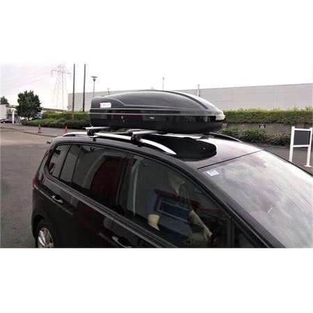 Wego 450l Black Roof Box, Double Side Opening - Image 6