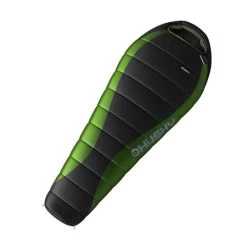 Husky Dinis All Year Round Sleeping Bag With Down Filling ( - 10°c) - Black And Green