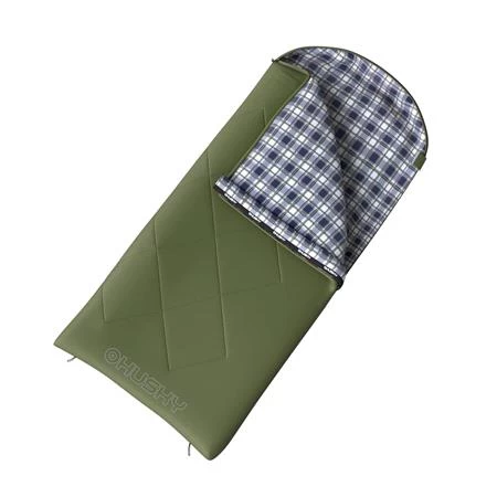 Husky Quilted Kids Galy 3 Seasons Sleeping Bag ( - 5°c) - Green