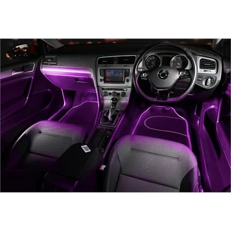 Walser Universal Usb - Powered Ambient Led Front Car Mats - Image 4