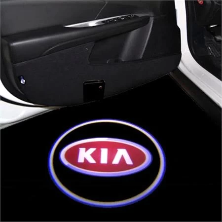 Kia Car Door Led Puddle Lights Set (X2) - Wireless