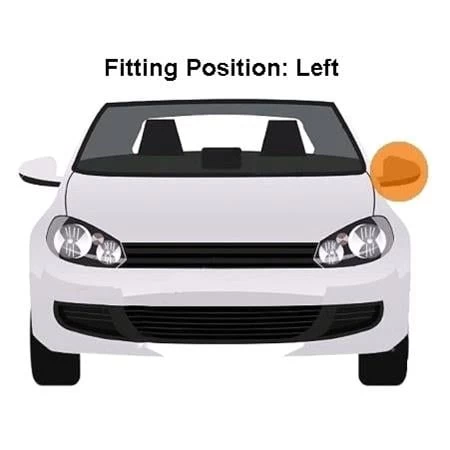 Left Mirror (Electric, Heated, Indicator & Puddle Lamp, Primed Cover) For Bmw 2 Series Active Tourer, 2014 - 2020 - Image 4